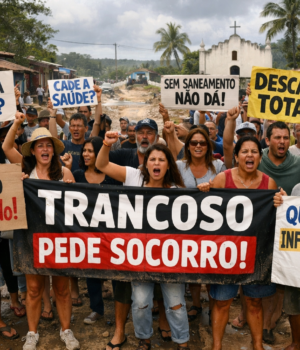 Protesto em Trancoso